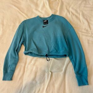 Nike Adjustable Waistband Cropped Sweatshirt | Size XS